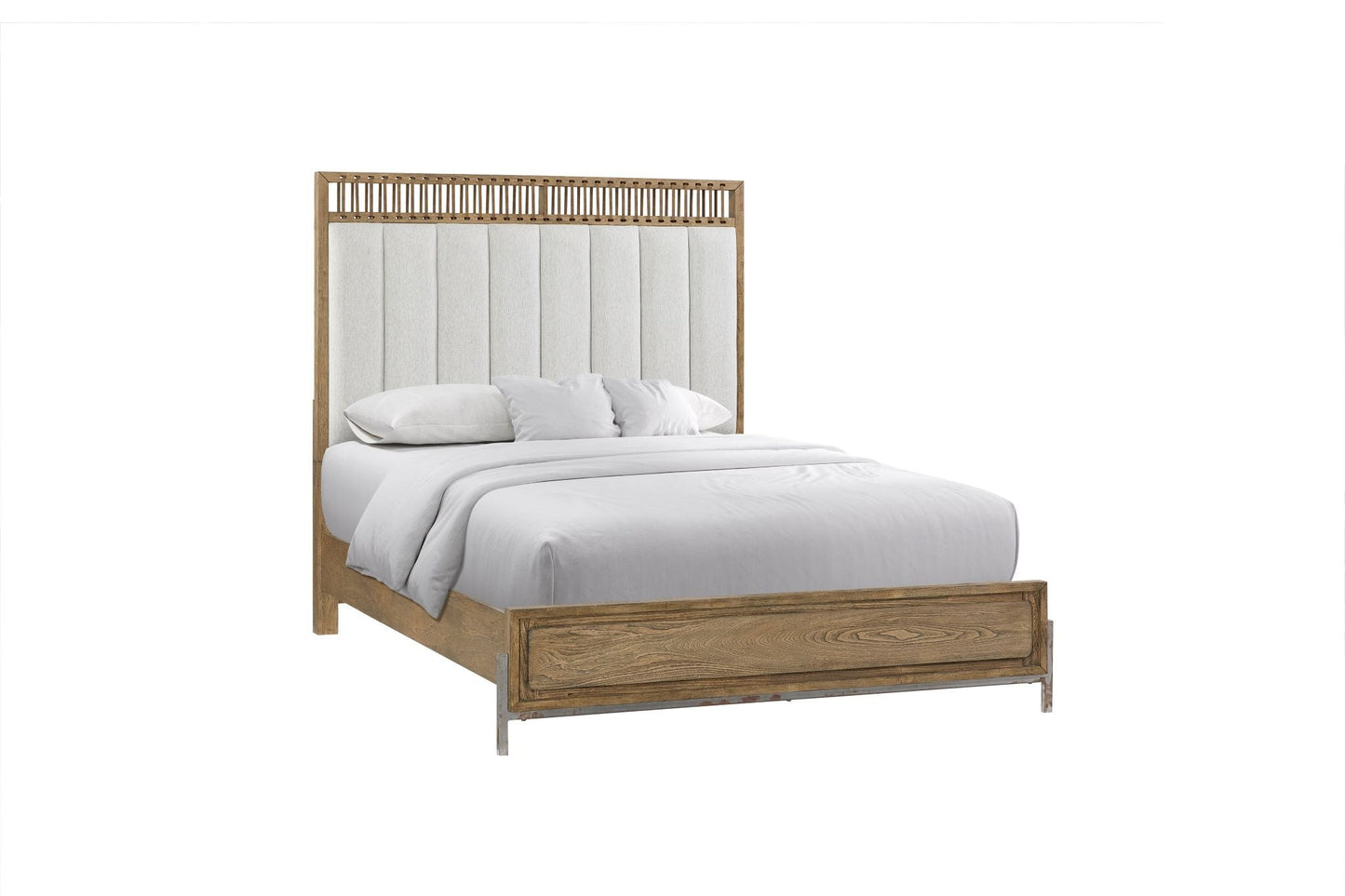 Upholstered & Strap Panel Bed