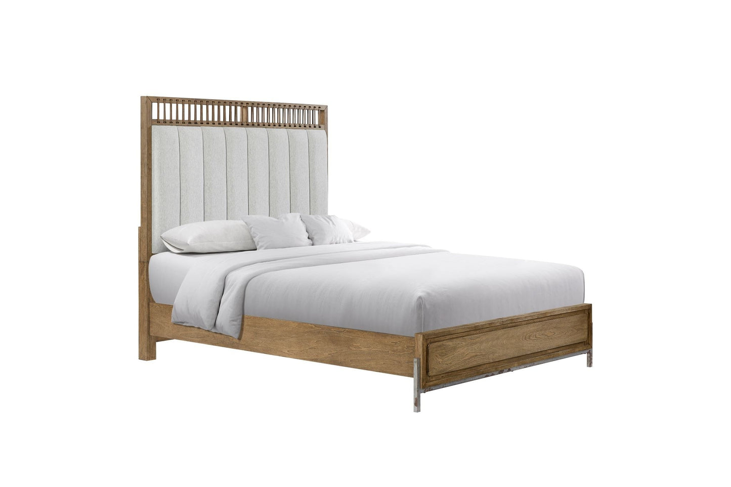 Upholstered & Strap Panel Bed