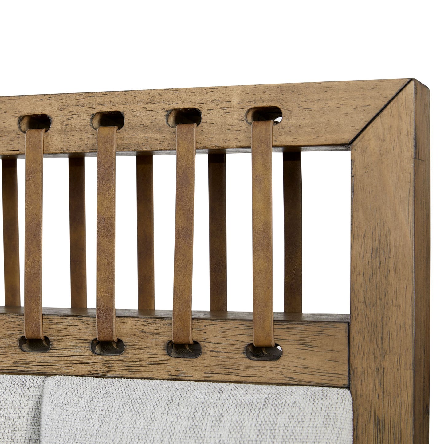 Upholstered & Strap Panel Bed