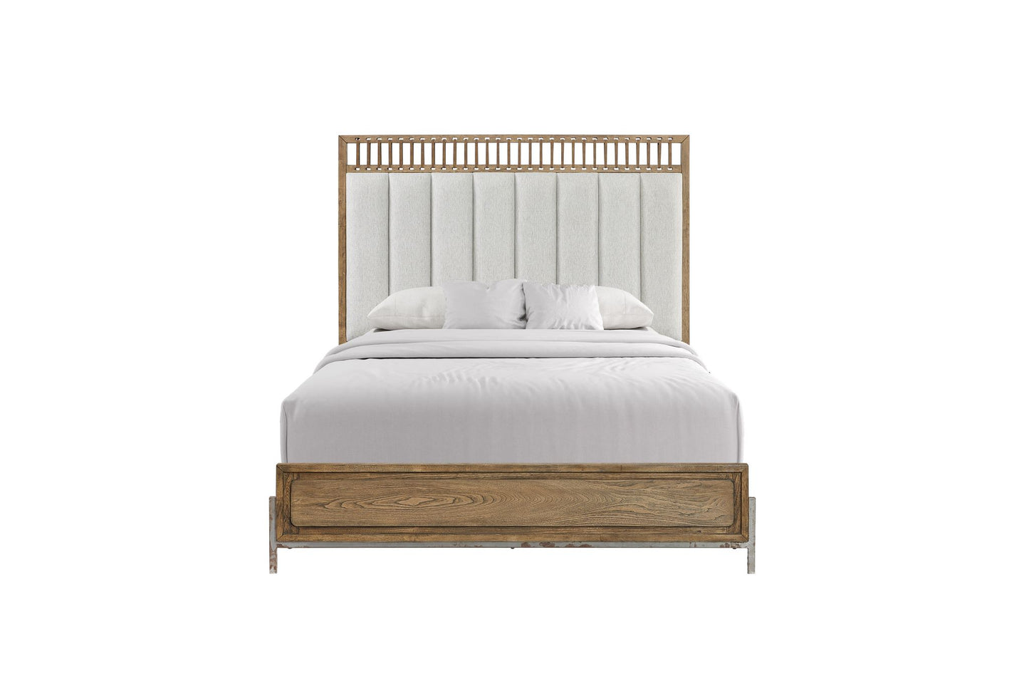Upholstered & Strap Panel Bed