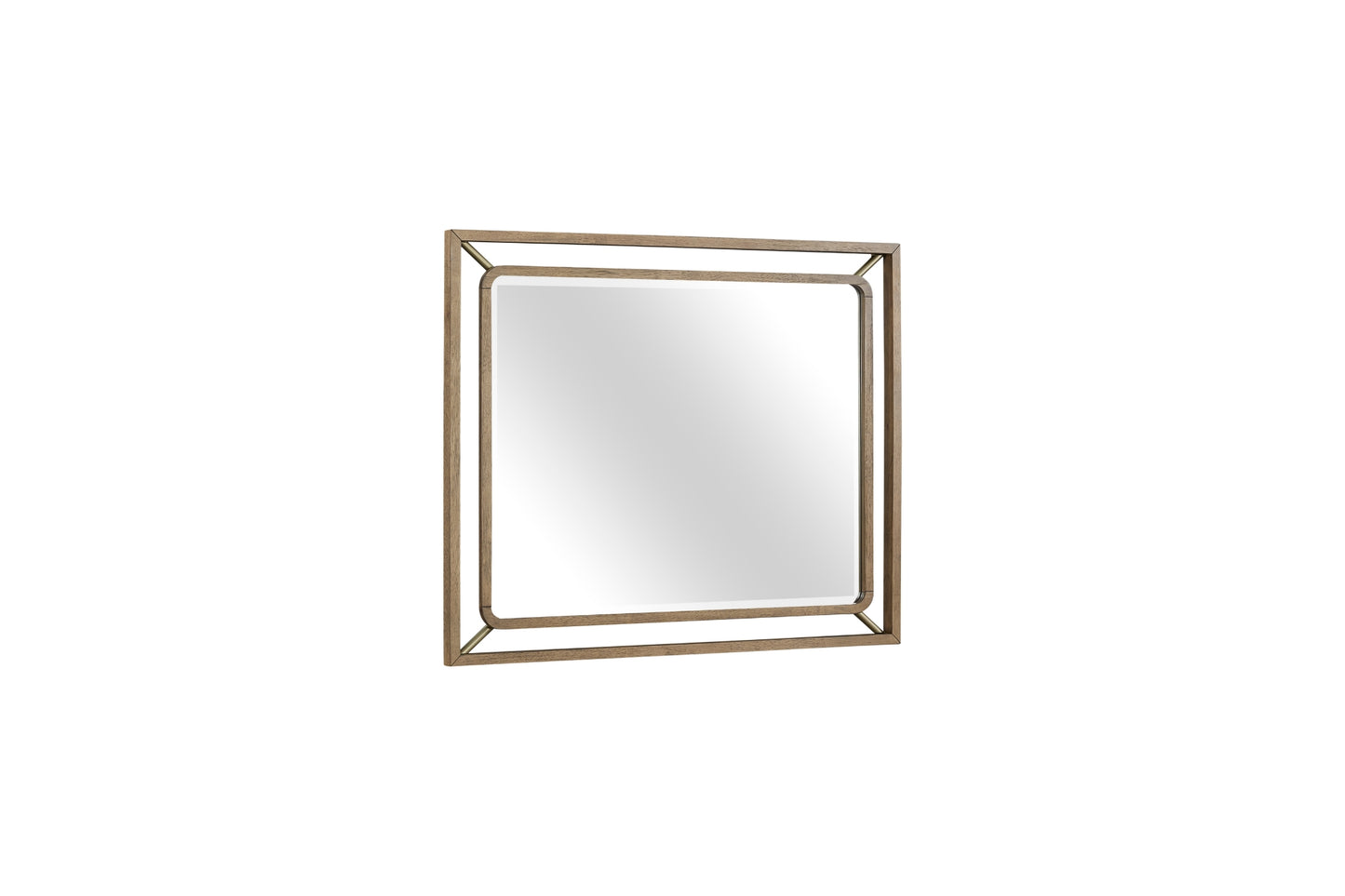 Wood & Metal Mirror