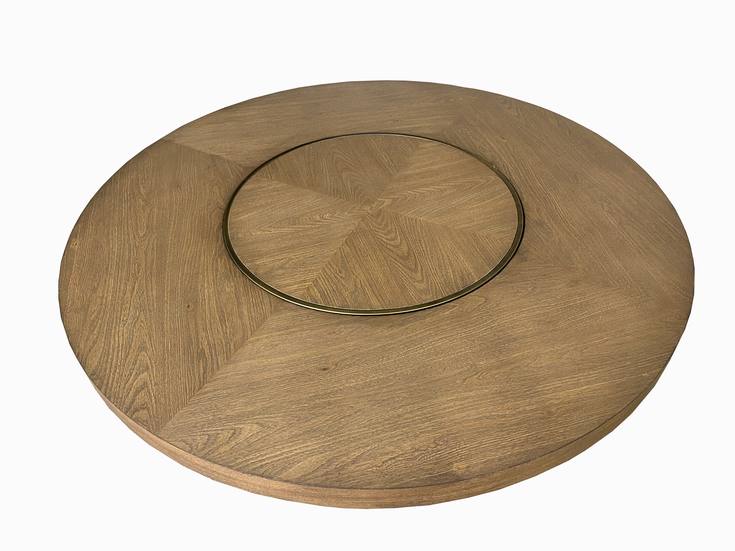 Round Dining Table with Lazy Susan