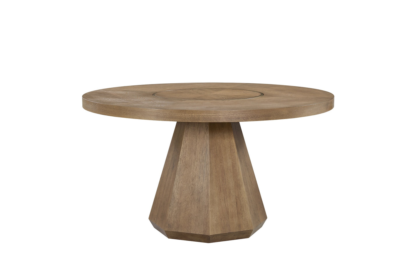 Round Dining Table with Lazy Susan