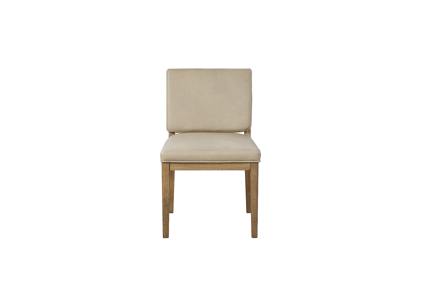 Latte & Leather Soft Back Chair