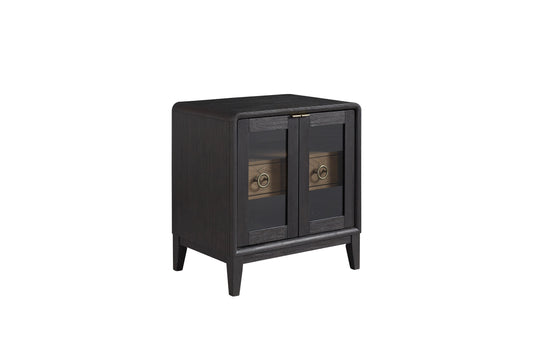 Glass Door Nightstand