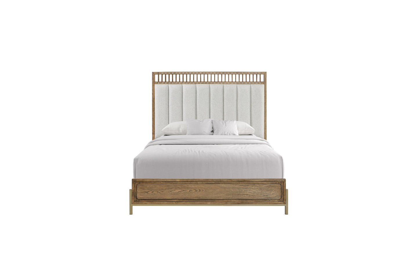 Upholstered & Strap Panel Bed