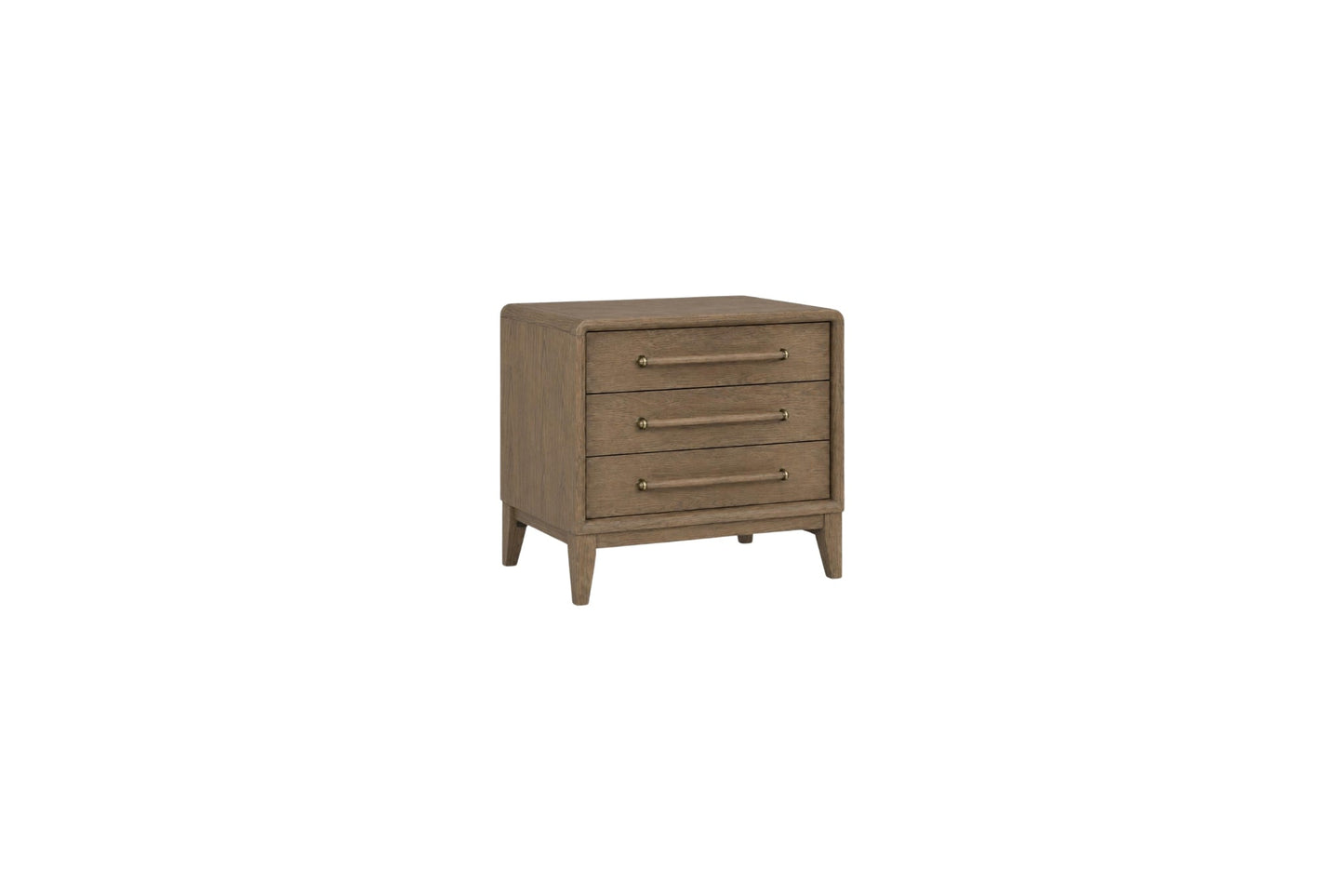Latte 3-Drawer Nightstand