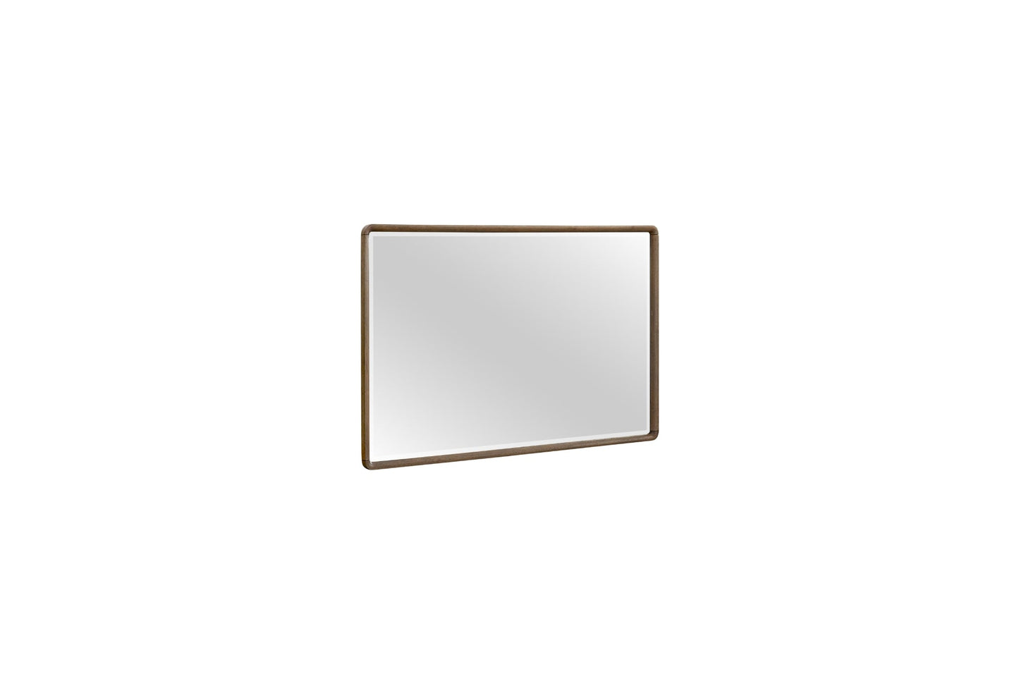Latte Rectangle Wood Mirror