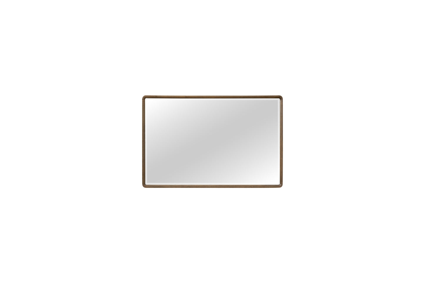 Latte Rectangle Wood Mirror