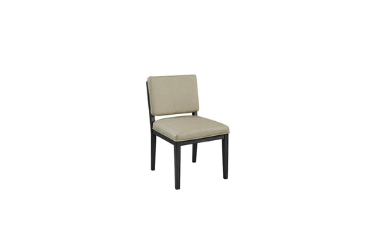Peppercorn & Leather Soft Back Chair