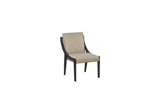 Peppercorn & Leather Sling Chair