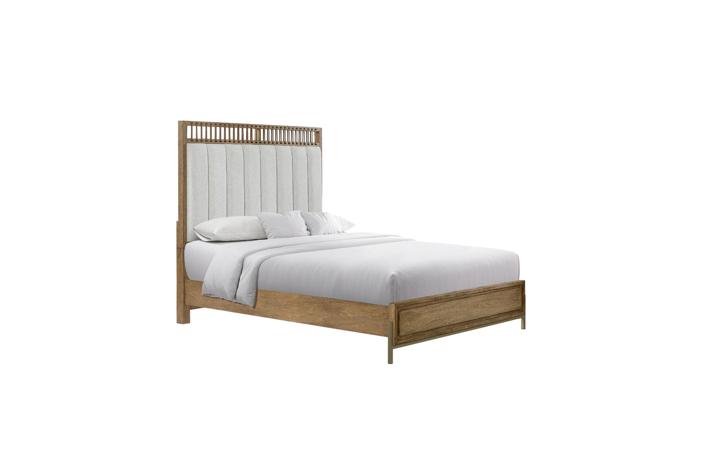 Upholstered & Strap Panel Bed